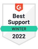 Best Support G2 badge