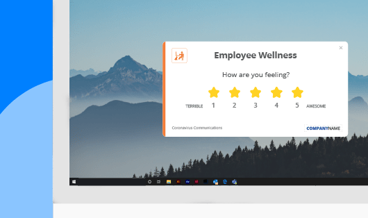 Employee wellness pulse survey