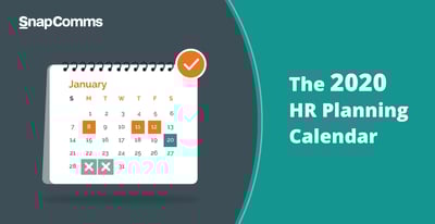 HR Annual Planning Calendar 2020 – Free Download