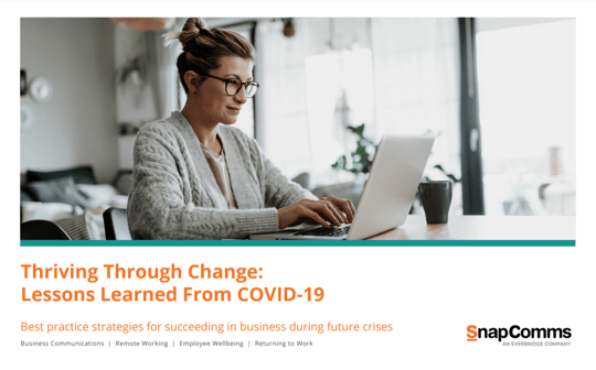 lessons learned from covid-19 guide