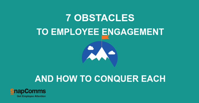 employee engagement barriers