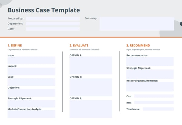 business case template