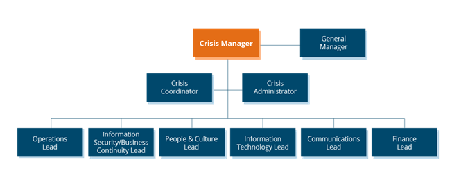 crisis management team structure