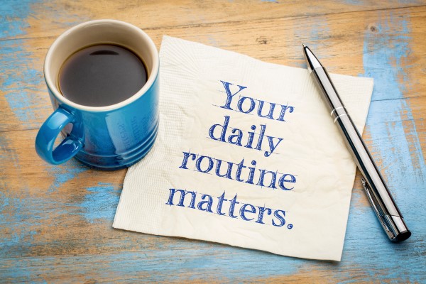 employee wellbeing daily routine