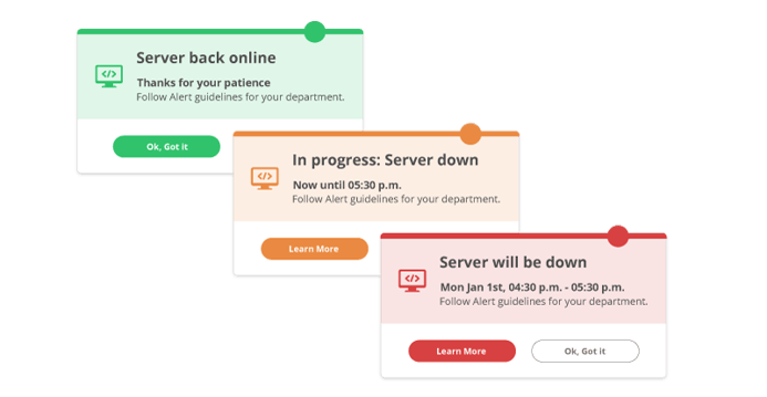 It Maintenance Notification Template serat