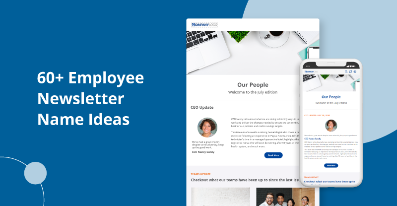 Employee newsletter names ideas