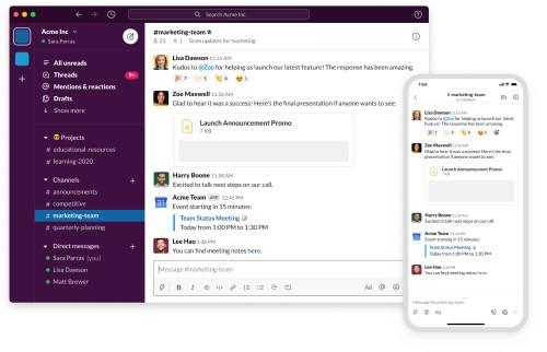 Slack collaboration tool