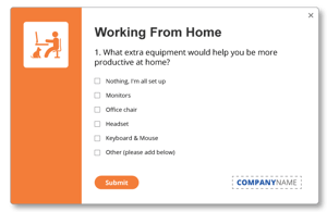 Work from home survey