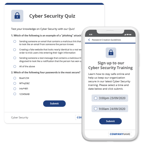 cyber security quiz digitization in financial services