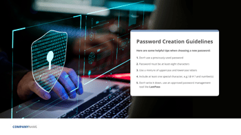 cyber security password tip wallpaper