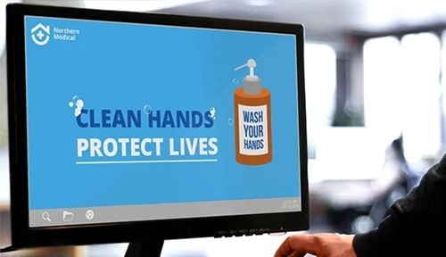 hand hygiene wallpaper on desktop