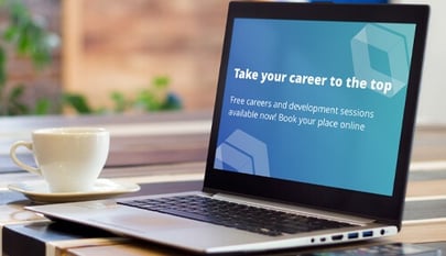 career screensaver on laptop