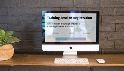 rsvp hand hygiene training session