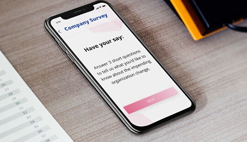 employee survey change communication