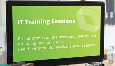 it training screensaver