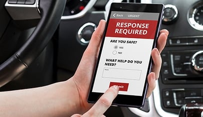 Safety survey on mobile