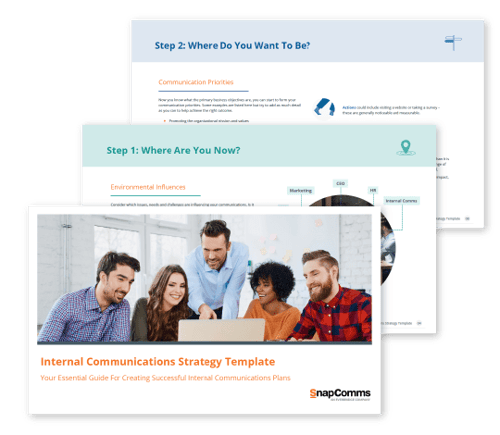 internal communications strategy template