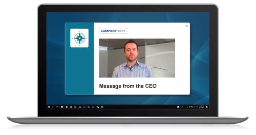 leadership communications video message