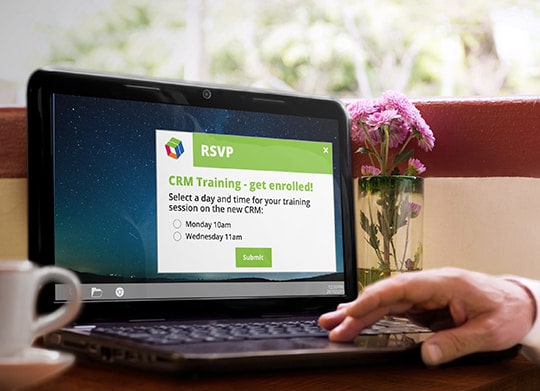 Register for CRM training