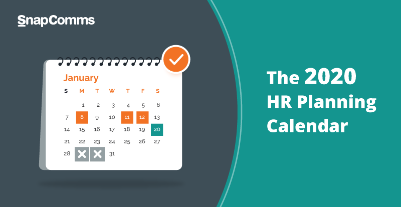 HR Annual Planning Calendar 2020 – Free Download